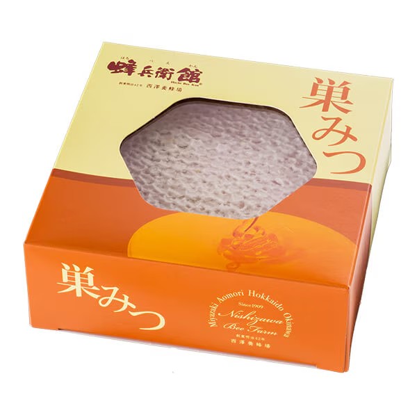 完熟はちみつを巣ごと味わう！食べる蜂の巣　巣蜜（340g）巣みつ・コムハニー